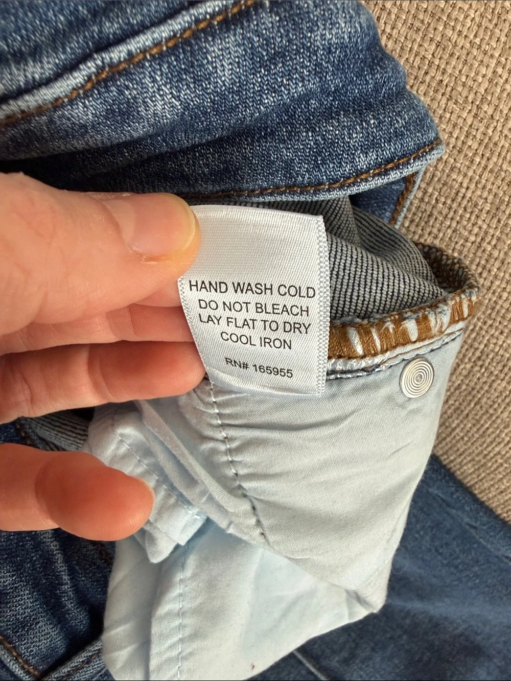Anniewear Wide Leg Blue Women's Jeans